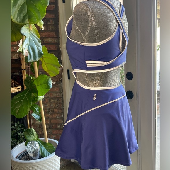 FREE PEOPLE MOVEMENT- Give It A Whirl 2-piece Tennis Dress -Large - Picture 4 of 10